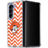 Oklahoma State University Chevron Print Galaxy Z Fold5 5G Clear Case