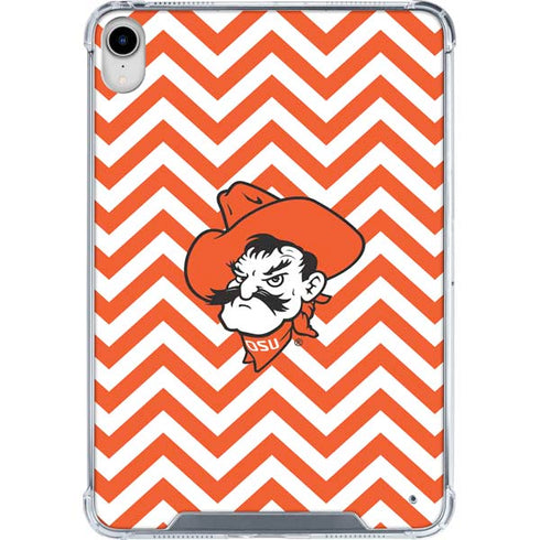Oklahoma State University Chevron Print iPad 11th Gen (2025) Clear Case