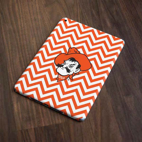 Oklahoma State University Chevron Print Apple iPad Skin