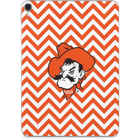 Oklahoma State University Chevron Print Apple iPad Pro Skin