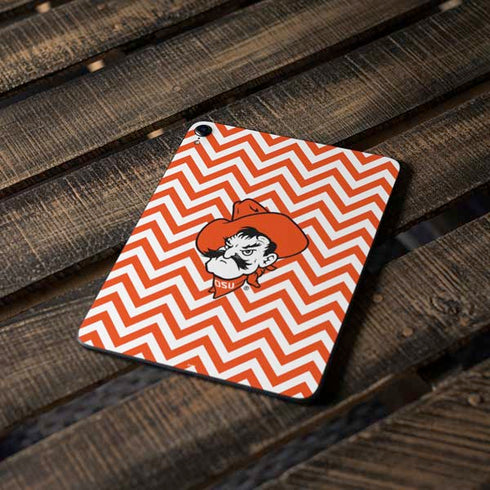 Oklahoma State University Chevron Print Apple iPad Pro Skin