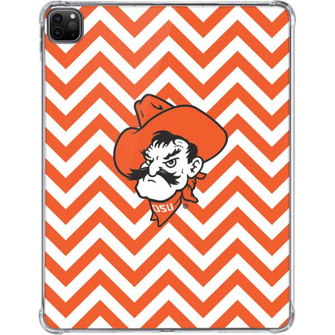 Oklahoma State University Chevron Print iPad Pro 11in (2024) Clear Case