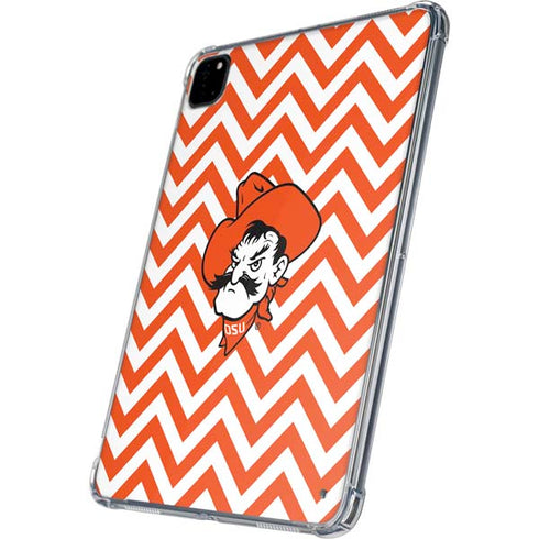 Oklahoma State University Chevron Print iPad Pro 11in (2024) Clear Case