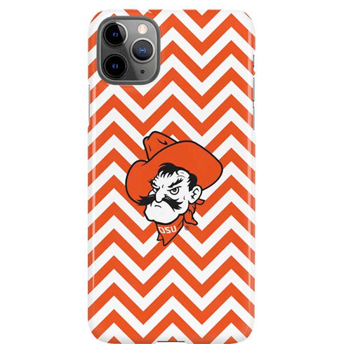 Oklahoma State University Chevron Print iPhone Cases