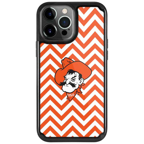 Oklahoma State University Chevron Print iPhone Cases