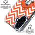 Oklahoma State University Chevron Print iPhone 16 Plus Clear Case