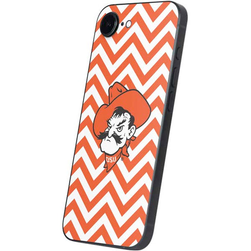 Oklahoma State University Chevron Print iPhone 16e Skin