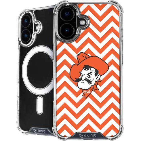 Oklahoma State University Chevron Print iPhone 17 MagSafe Case