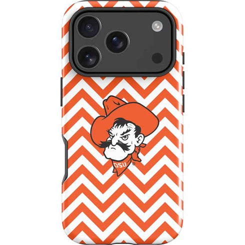Oklahoma State University Chevron Print iPhone 18 Pro Impact Case