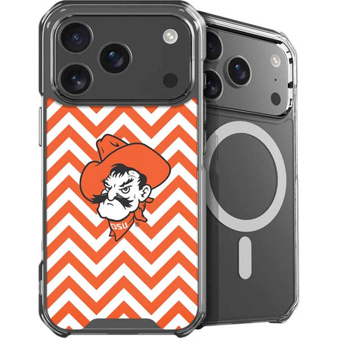 Oklahoma State University Chevron Print iPhone 18 Pro Max MagSafe Case