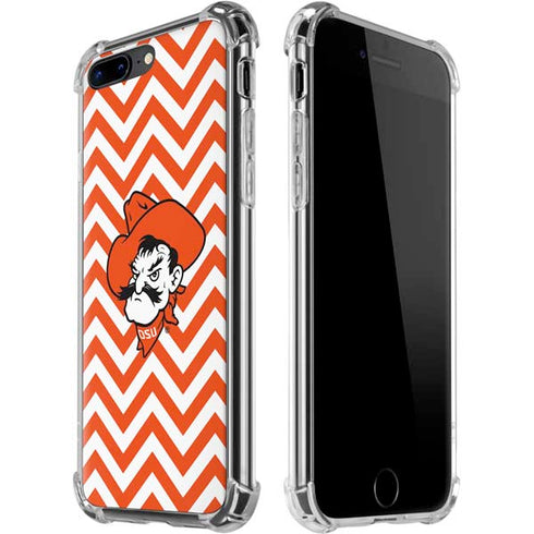 Oklahoma State University Chevron Print iPhone Cases