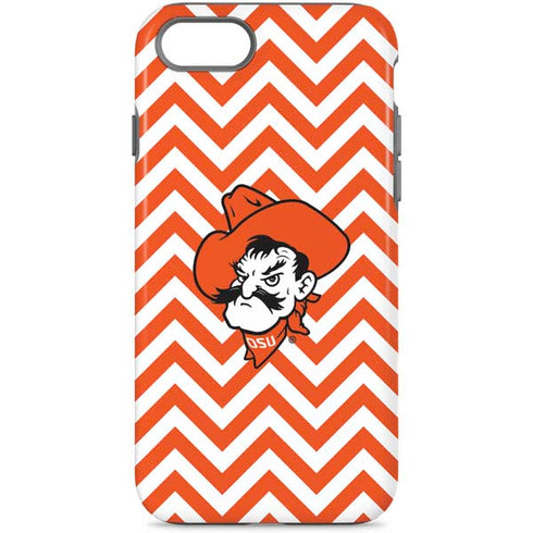Oklahoma State University Chevron Print iPhone Cases