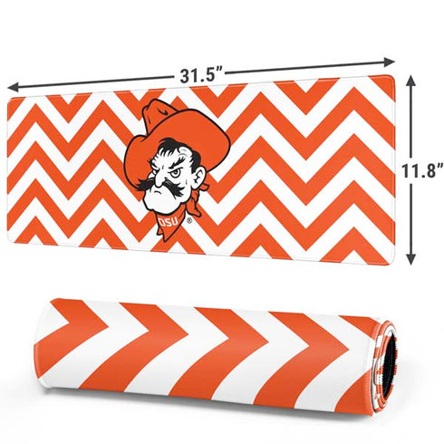 Oklahoma State University Chevron Print Gaming Mouse Pad