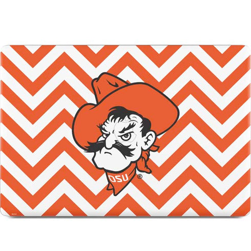 Oklahoma State University Chevron Print MacBook Skins