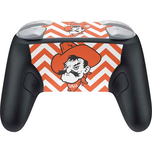 Oklahoma State University Chevron Print Nintendo Switch 2 (2025) Pro Controller Skin