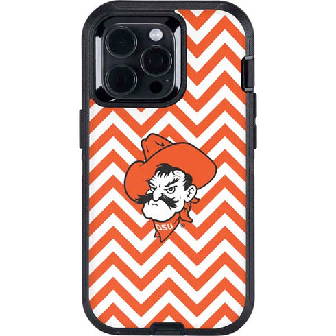 Oklahoma State University Chevron Print Otterbox Defender iPhone Skin