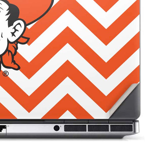 Oklahoma State University Chevron Print Dell Precision Skin