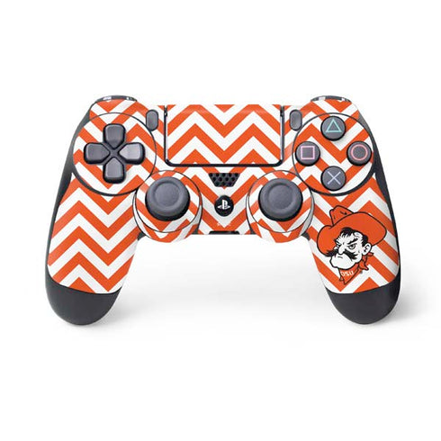 Oklahoma State University Chevron Print PlayStation PS4 Skins