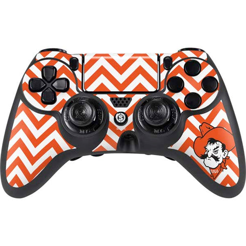 Oklahoma State University Chevron Print PlayStation PS4 Skins