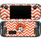 Oklahoma State University Chevron Print Steam Deck Handheld Gaming Computer OLED Skin