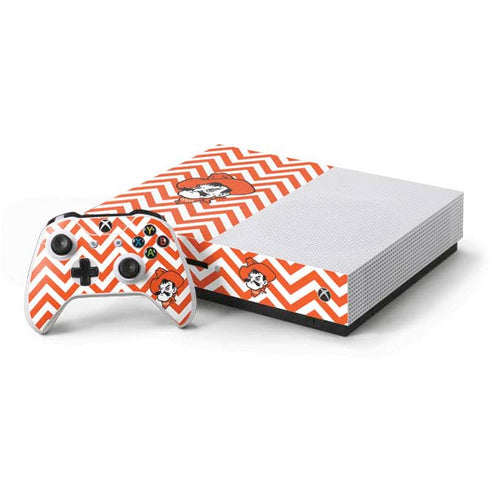 Oklahoma State University Chevron Print Xbox One Skins
