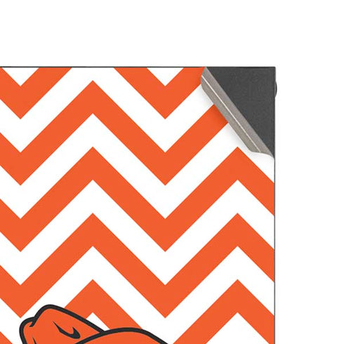 Oklahoma State University Chevron Print XBox Series X Digital Edition Console Skin