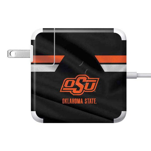 Oklahoma State University Jersey 85W Power Adapter (15 and 17 inch MacBook Pro Charger) Skin