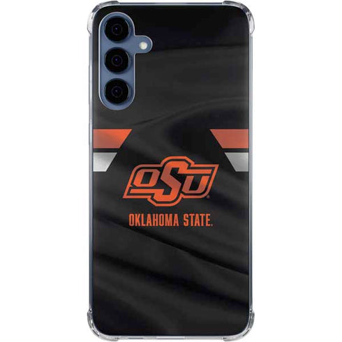 Oklahoma State University Jersey Galaxy A35 5G Clear Case