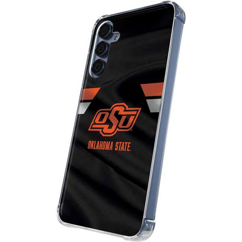 Oklahoma State University Jersey Galaxy A55 5G Clear Case