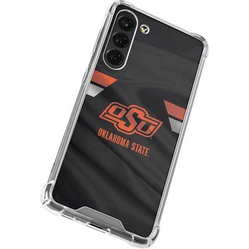 Oklahoma State University Jersey Galaxy S24 FE Clear Case