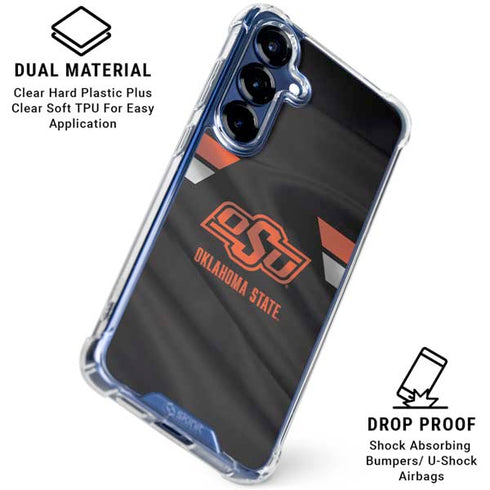 Oklahoma State University Jersey Galaxy S25 Clear Case