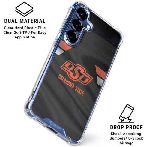 Oklahoma State University Jersey Galaxy S25 Plus Clear Case