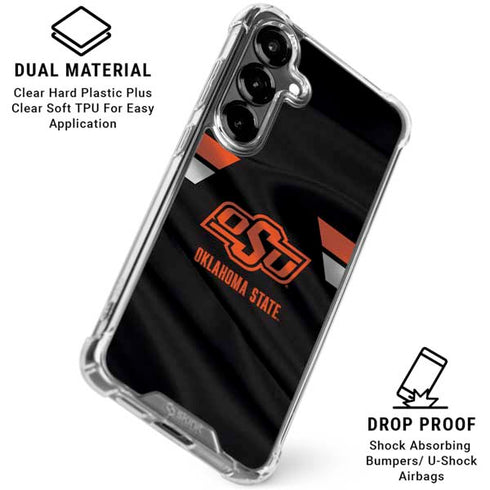 Oklahoma State University Jersey Galaxy S26 Plus Clear Case