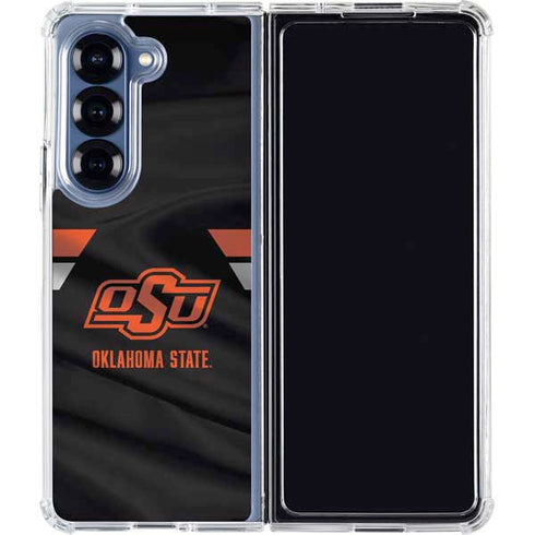 Oklahoma State University Jersey Galaxy Z Fold6 Clear Case