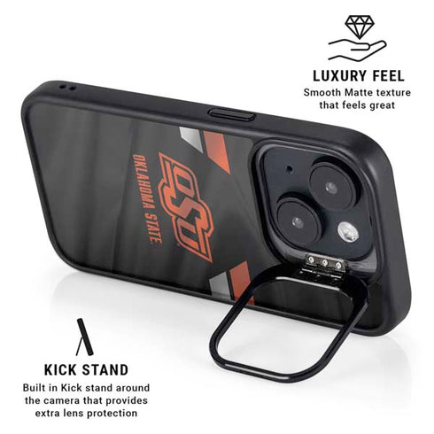Oklahoma State University Jersey iPhone 15 Kickstand Case