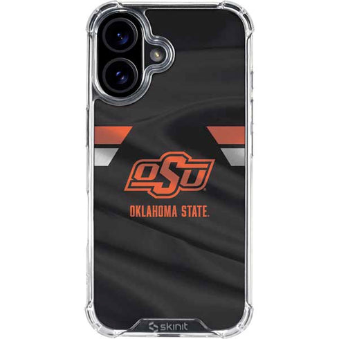 Oklahoma State University Jersey iPhone 16 Clear Case