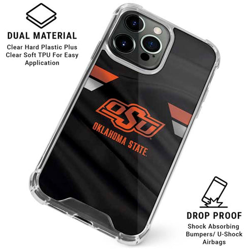 Oklahoma State University Jersey iPhone 16 Pro Clear Case