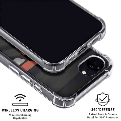 Oklahoma State University Jersey iPhone 16e Clear Case