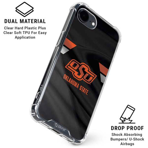 Oklahoma State University Jersey iPhone 16e Clear Case