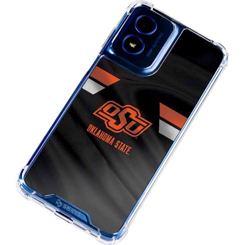Oklahoma State University Jersey Moto G 5G (2024) Clear Case