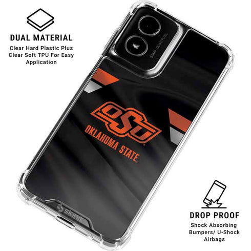 Oklahoma State University Jersey Moto G Power 5G (2024) Clear Case