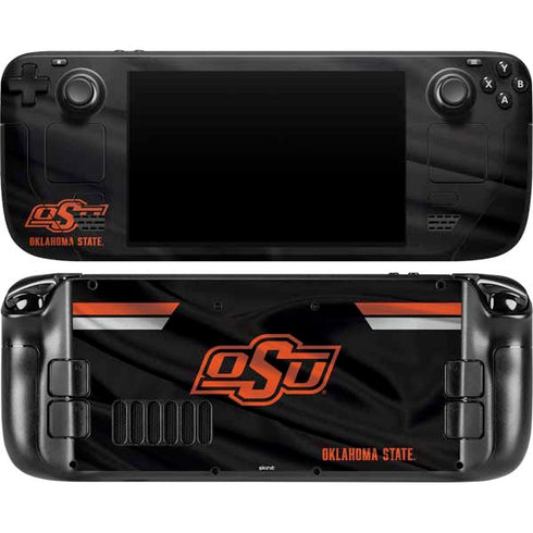 Oklahoma State University Jersey Steam Deck Handheld Gaming Computer OLED Skin