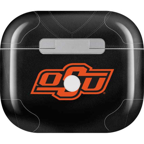 Oklahoma State University Black Jersey Apple AirPods (3rd Gen 2021) Skin