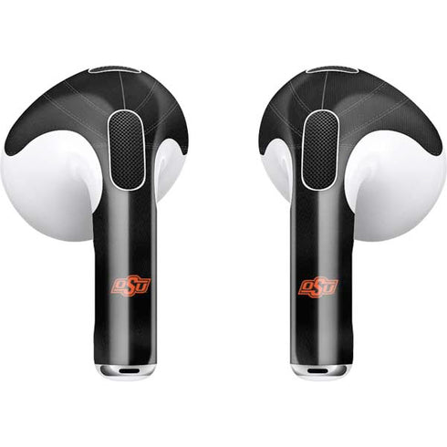 Oklahoma State University Black Jersey Apple AirPods (3rd Gen 2021) Skin
