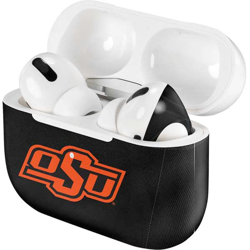 Oklahoma State University Black Jersey Apple AirPods Pro Skin