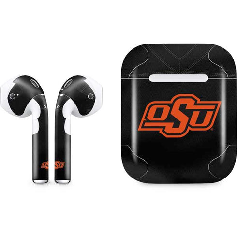 Oklahoma State University Black Jersey Apple AirPods Skin