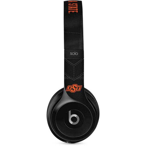 Oklahoma State University Black Jersey Beats Solo 2 Wired Skin