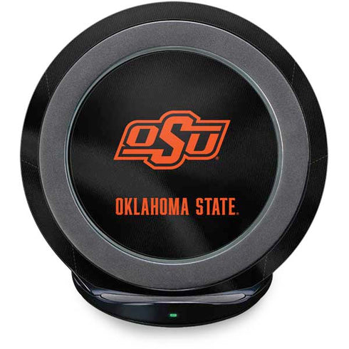 Oklahoma State University Black Jersey Fast Charge Wireless Charging Stand Skin