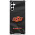 Oklahoma State University Black Jersey Galaxy A14 5G Clear Case
