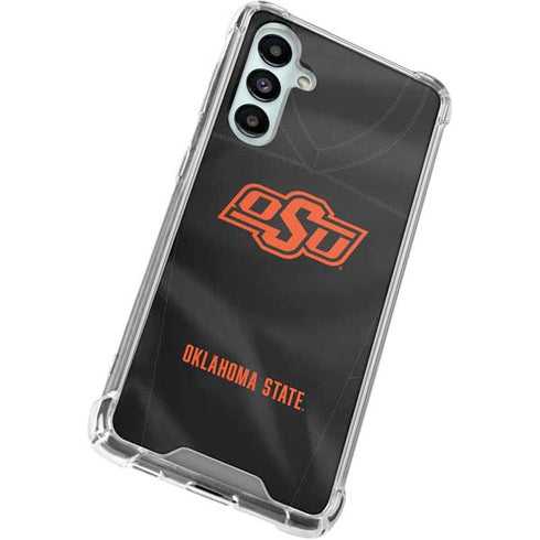 Oklahoma State University Black Jersey Galaxy A16 5G Clear Case